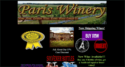 Desktop Screenshot of pariswinery.com